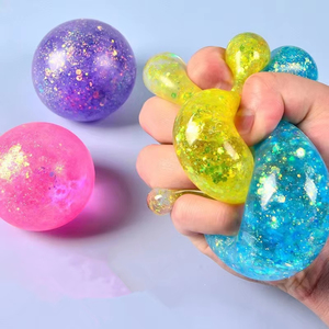 Juguete Antiestrés de Pato Aurora de Maltosa Suave, Juguete de Descompresión Elástico y Colorido para Adultos y Niños - Product Image 4