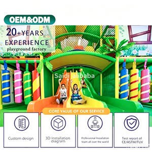Diseño Integral de Parque de Diversiones Infantil, Equipo Comercial para Niños, Laberinto Grande con Toboganes, Área de Juegos Interior - Product Image 2