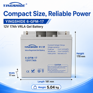 <span class=keywords><strong>Batterie</strong></span> au plomb régulée par valve sans entretien Reston OEM YINGSHIDE 6-GFM-17 <span class=keywords><strong>12V17AH</strong></span> pour système d'alarme UPS, durée de vie de 10 ans - Product Image 3