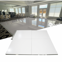 Plancher de danse portable blanc brillant Igracelite pour mariage sur plancher de danse blanc