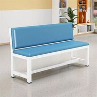 Banc rembourré en métal pour salle de sport, stade, salle technique, salle d'attente, espace de repos, chaise longue, canapé, banc à chaussures