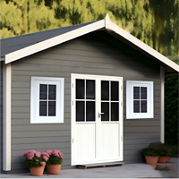 Maisonnettes modulaires Toolhouse série E EASYGREEN en bois, panneaux sandwich WPC, structure en acier, appartement moderne extérieur, villa, abri de jardin, atelier