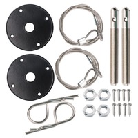 Kit clip de verrouillage de capot de course en acier inoxydable à dégagement rapide accessoires de modification universels