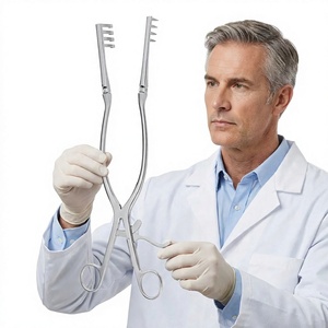 Retractor abdominal Collin de alta calidad con tres cuchillas para instrumentos quirúrgicos de Cirugía General Retractor de retención automática - Product Image 1