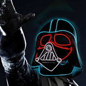 EL aydınlık LED parlayan maske erkekler için-Neon ışıkları ile cadılar bayramı partisi yüz kapatma, karnaval ve Film temaları için Cosplay sahne - Product Image 3