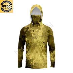 Ropa de Protección Solar Personalizada UPF50, Camisa de Protección Solar para Hombre y Mujer, Camisa de Pesca de Camuflaje de Alto Rendimiento - Product Image 6