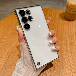 เคสโทรศัพท์แบบไร้ขอบขายดีสำหรับ Samsung S22 23 24 25 26 Ultra เคสใสเคลือบไฟฟ้าป้องกันการตกกระแทก - Product Image 6