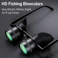 Binoculares Metálicos 10X para Pesca y Caza con Lente de 25 mm, Multicapa, 8 de Campo de Visión, Lupa para Senderismo y Actividades al Aire Libre