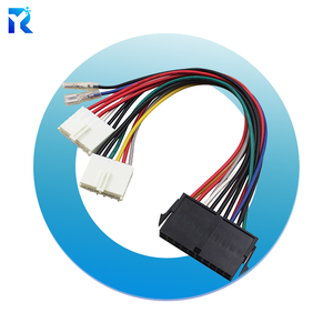 ทั่วไป20P ATX ไปยังที่2-Port 6-PIN อะแดปเตอร์18AWG สายไฟเข้ากันได้กับ286 386 486 586 - Product Image 1