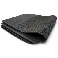 Tapis en caoutchouc EPDM antidérapant et résistant à l'usure, épais, en rouleau, pour rampes de remorque de vaches et chevaux, 12 mm et 17 mm