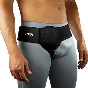 Groin Hernia สนับสนุนแผ่นบีบอัดบรรเทาอาการปวด Truss รั้งสะดือทางการแพทย์เข็มขัดไส้เลื่อนท้องแขนสําหรับผู้ชาย