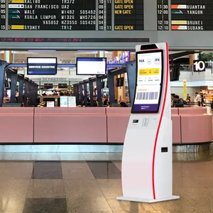 Custom Color Screen Size Capacitive Touch Flexible Screen Ticket Printer Scanner Payment Terminal Self Service Kiosk In Theatre