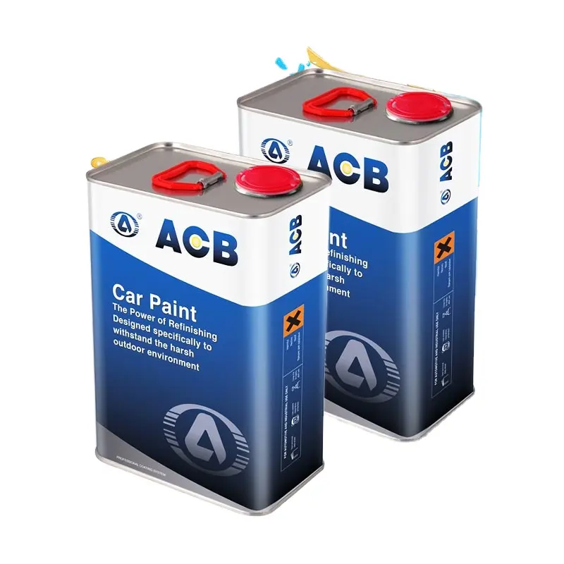 Pintura de coche ACB, venta al por mayor, reparación de alta calidad, reacabado automotriz, K 1, 2K, capa transparente, Reparación de Pintura de coche