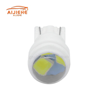 12V 24V Keramik T10 2835 3SMD LED Klare Nebel linse Auto Lese lizenz leuchten Weiß Rot Blau Innen LED für Autos