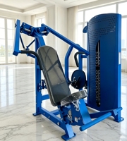 Machine de musculation commerciale en acier pour presse inclinée, presse pectorale latérale super inclinée, équipement de gym à charge par poulie assis