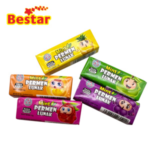 BESTAR Caramelos de Frutas Cuadrados Suaves y Masticables al <span class=keywords><strong>por</strong></span> <span class=keywords><strong>Mayor</strong></span> en Tarro, Caramelos Suaves con Sabor a Frutas Chinas, Deliciosos y Coloridos, Snack de Caramelos Masticables - Product Image 4