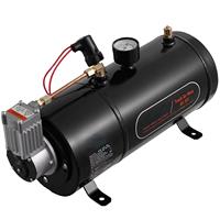 Gonfleur de pneu de klaxon de voiture sans fil de pompe à air numérique Portable avec 110-120 PSI 12V/24V emballage de boîte de compresseur en métal d'alimentation