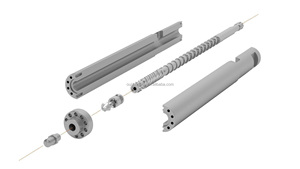 Barril de tornillo de inyección y boquilla de inyección de plástico HUS HAITAI Máquina de inyección Plástico asiático <span class=keywords><strong>Chen</strong></span> Hsong COLMONOY Stellite BIME - Product Image 3