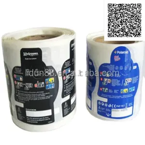Hot sale manufacturing fancy black paper adhesive labels/sticker