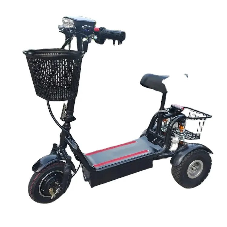 10 pouces 36v 48v 60v 72v tricycle électrique nouveaux hommes et femmes adultes âgés scooter pliant mini petit portable scooter électrique