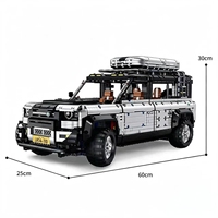Guly 10620, Bloques de Construcción de Auto Deportivo a Escala 1:8, 5268 Piezas, ABS, MOC, Kit de Modelo Técnico de Carreras para Mayores de 14 Años, Regalo de Navidad