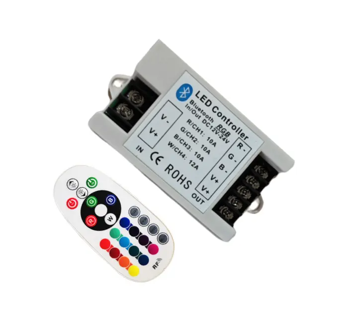 RGB RGBW Led Controller RF Remote Control Big Power 30A 360W DC12-24V LED Dimmer Controllers for Led Light Strip
