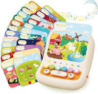 Tablette éducative interactive pour enfants avec cartes flash de phonétique, jouet de thérapie orthophonique pour tout-petits, idéal comme cadeau pour enfants