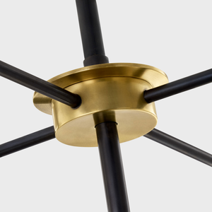 Lampadario/Lampada <span class=keywords><strong>a</strong></span> <span class=keywords><strong>Sospensione</strong></span> di Alta Qualità in Ottone Anticato Lucidato <span class=keywords><strong>a</strong></span> Mano con Diffusore in Lino per Soggiorno, Sala da Pranzo, Cucina 110V - Product Image 4