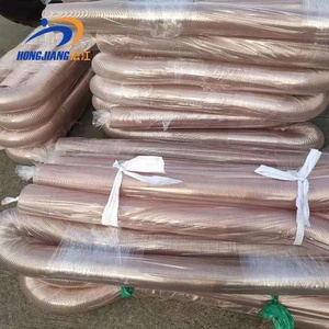 Tubo del condotto del filo di acciaio in poliuretano morbido e filo di acciaio placcato Cooper resistente all'olio usato per <span class=keywords><strong>aspirazione</strong></span> e trasporto di polvere - Product Image 3