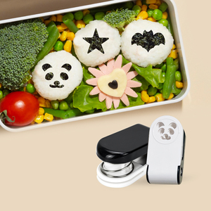 Bán Buôn Phim Hoạt Hình Nụ Cười Khuôn Mặt Trang Trí Đầy Màu Sắc Sushi Làm Bento Hộp Gạo Bóng Khuôn Mẫu Tái Sử Dụng Clip Nhựa Rong Biển Cắt - Product Image 4