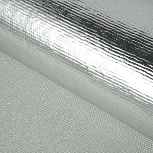 Toile en fibre de verre avec feuille d'aluminium résistante à la chaleur 0,5 <span class=keywords><strong>mm</strong></span> x 1 m x <span class=keywords><strong>50</strong></span> m pour l'isolation des tuyaux - Product Image 4