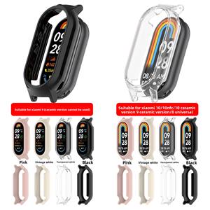 Étui de protection en céramique Yida pour <span class=keywords><strong>Xiaomi</strong></span> Mi Band 8/9/10 étui pour écouteurs avec cadre de montre intelligente Compatible avec Mi Band 10 - Product Image 5