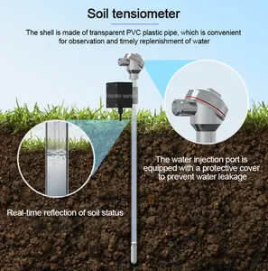 Renke RS485 4-20ma misura della tensione dell'umidità del suolo agricolo prezzo digitale del tensiometro del suolo