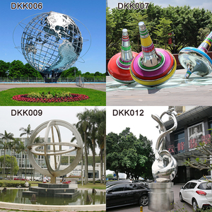 Globe céleste K06 personnalisé en acier inoxydable gravé – Sculpture éducative pour campus, université, école, centre commercial, place, jardin - Product Image 4