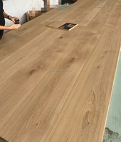 1900*190 véritable chêne blanc européen intérieur brossé en profondeur UV huilé bois dur plancher d'ingénierie