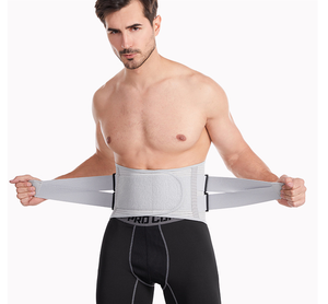 पुरुषों और महिलाओं के लिए स्टॉक लुंबर सपोर्ट बेल्ट में दोहरी पट्टियों के साथ सांस लेने योग्य पीठ - Product Image 2