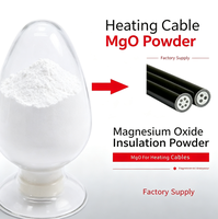 Poudre de MgO de qualité professionnelle pour câbles chauffants, grande capacité de production en usine