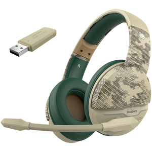 NUBWO G08 Wireless <b>Gaming</b> Headset with Mic, 2.4G+Bluetooth Dual Mode, TF Card Slot, USB Dongle for PC/Console - Product Image 5