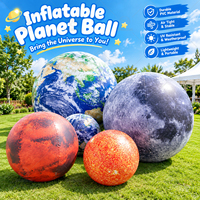 Grande sphère gonflable planétaire, planètes Terre, Lune, Mars imprimées en 3D pour fêtes à thème, spectacles, centres commerciaux et décorations de fêtes