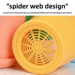 Macetas de Resina Plástica Multicolor para Interiores y Exteriores, Balcones, Macetas Grandes para Rosas, Pothos y Suculentas, con Parte Superior Abierta - Product Image 4