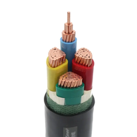 Isolation souterraine Xlpe à faible fumée sans halogène 3x2.5mm2 fil de câble d'alimentation électrique extérieur