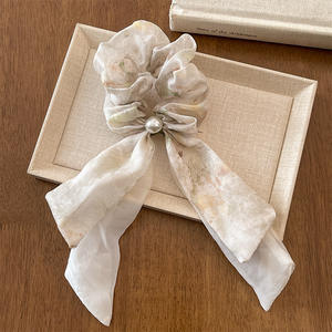 Accesorios para el Cabello con Estampado Tie Dye Bohemio, Diadema Ajustable y Coletero Elástico para Mujer - Product Image 5