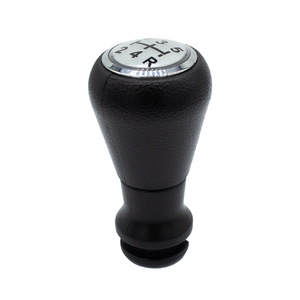 Peugeot Car Gear Shift Knob Leather Silver Cap Ball Converter Ergonomic <b>Interior</b> <b>Accessory</b> - Product Image 3