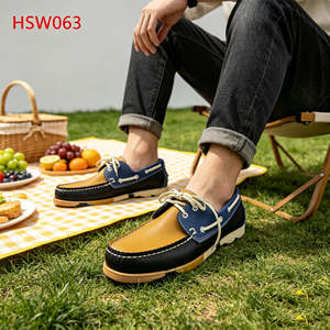 ZYF, Zapatos Náuticos Casuales Antideslizantes para Caminar por el Barrio, de Larga Duración, con Suela de Goma Resistente, Zapatos Tipo Mocasín de Moda para Niños HSW063 - Product Image 6