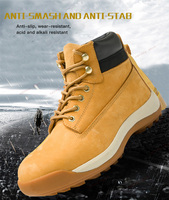 Chaussures de travail compensées en acier, pour la sécurité, bottes professionnelles de construction, bon prix