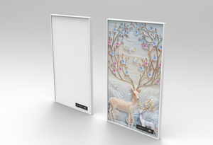 Panel de techo negro de calefacción infrarroja de cristal de carbono portátil e independiente Horario de yoga caliente de baja energía - Product Image 2