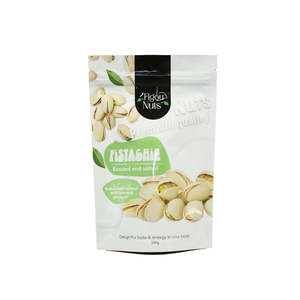 Pistaches Réutilisables à Impression Personnalisée Fruits Secs Mélange Naturel Biologique de Noix Sacs <span class=keywords><strong>d</strong></span>'Emballage Alimentaire Pochette à Fermeture Éclair pour Snack - Product Image 2