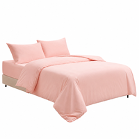 Ensemble de literie en microfibre brossée 85GSM, 100% polyester, ensemble de draps 4 pièces, plusieurs couleurs, OEM&ODM
