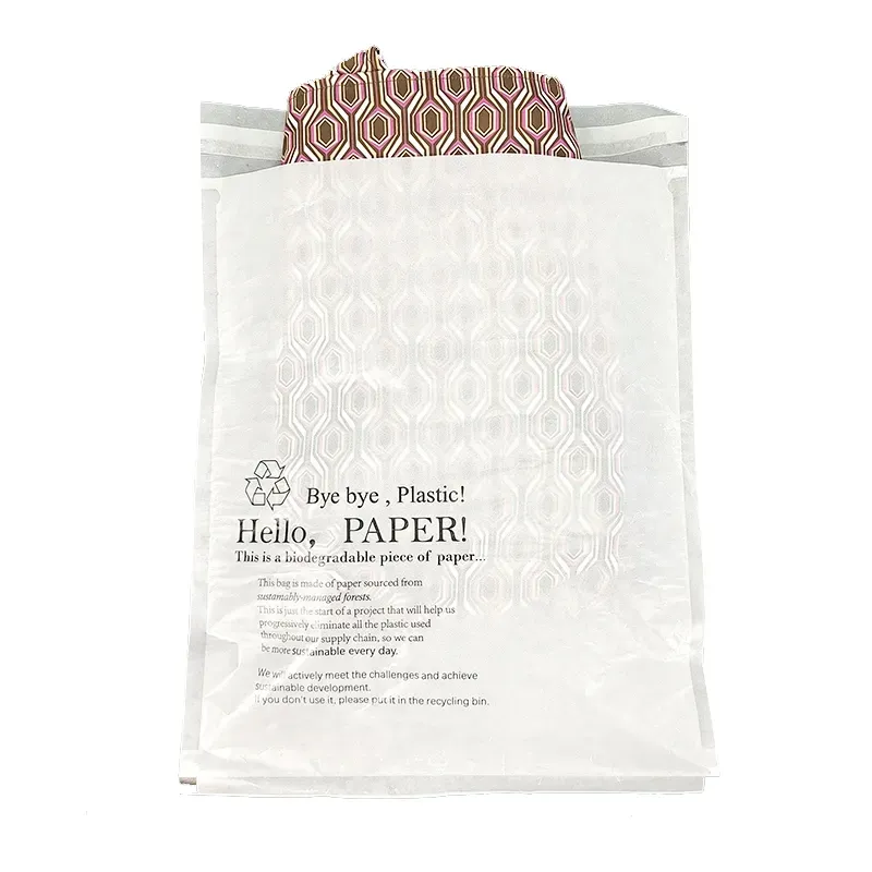 Custom Biodegradable Glassine Paper Bag New design Size Customized Recyclable Glassine Paper Pouch ECO Friendly Bag