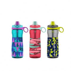 Bouteille de jus en plastique réutilisable, anti-fuite, très vendue, pour le bureau et l'école - Product Image 1